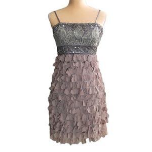 Sue Wong Beaded Petal Dress